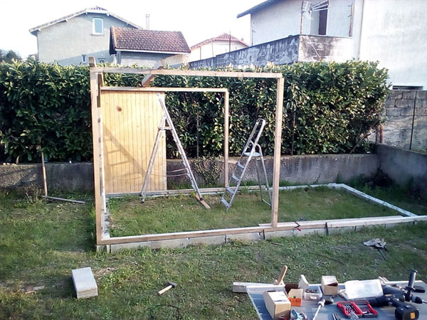 état du chantier fin Mars